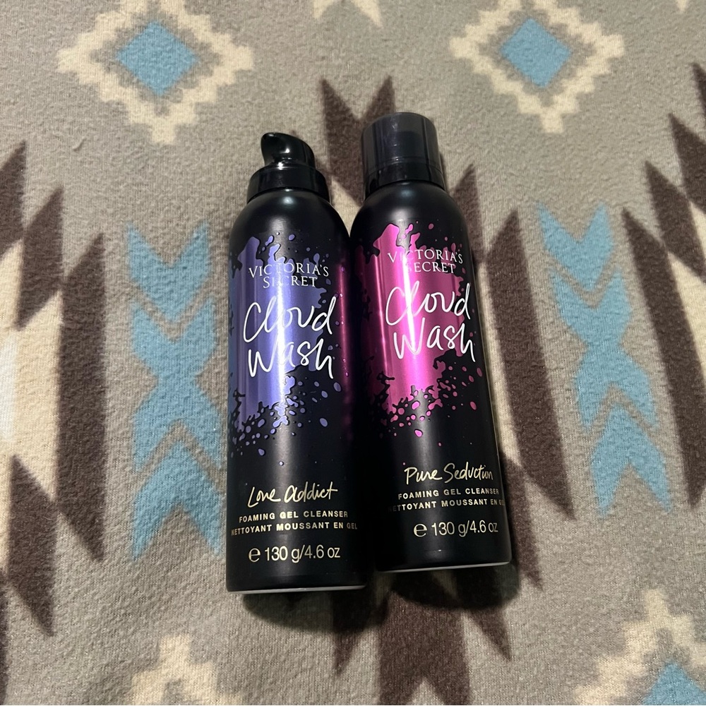 NWOT Victoria’s Secret Cloud Wash Cleanser Bundle Pure Seduction & Love Addict